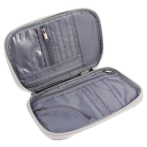 FRCOLOR Reise Dokumenten Organizer wasserdichte RFID Blockierende Geldbörse für Männer Tragbarer Kartenbeutel mit Großer Kapazität für Schule Einkaufen Reisen von FRCOLOR