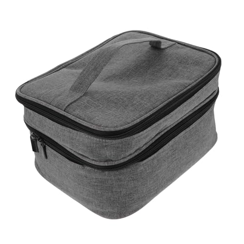 FRCOLOR Reise-Kosmetiktasche Für Frauen Tragbare Make-up-Organizer Mit Großem Stauraum Für Essentielle Öle Toilettenartikel Und Nagelpflege Robust Und Stilvoll Hellgrau FRCOLOR Reise-Kosmetiktasche Für Frauen Tragbare Make-up-Organizer Mit Großem Stauraum Für Essentielle Öle Toilettenartikel Und Nagelpflege Robust Und Stilvoll Hellgrau von FRCOLOR