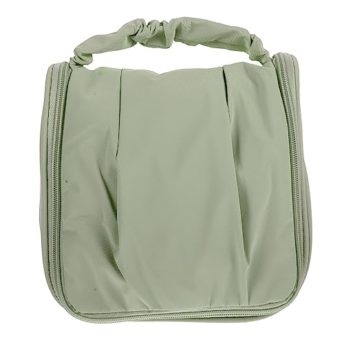FRCOLOR Reise-Kosmetiktasche Große Kapazität Wasserdichtes Design Tragbarer Kulturbeutel Für Damen Und Herren Für Toilettenartikel Und Kosmetik Frisches Grüngelb von FRCOLOR