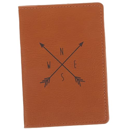 FRCOLOR Reise Passhülle PU für Herren Multifunktionale Geldbörse mit Kartenfächern Großem Stauraum Stilvoller Robuster Organizer für Reisepässe Ausweise von FRCOLOR