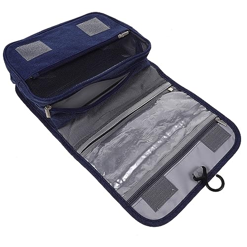 FRCOLOR Kosmetiktasche Für Damen Reisetasche Aus Faltbar Mit Reißverschluss Zum Aufhängen Zum Aufbewahren Von Kosmetika Und Reiseaccessoires von FRCOLOR
