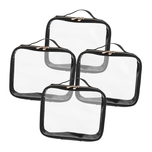FRCOLOR 4stücke Transparente Kosmetiktasche Aus PVC Mit Reißverschluss Als Kulturbeutel Reise-Organizer Für Damen Durchsichtige Make-up-Tasche FRCOLOR 4stücke Transparente Kosmetiktasche Aus PVC Mit Reißverschluss Als Kulturbeutel Reise-Organizer Für Damen Durchsichtige Make-up-Tasche von FRCOLOR