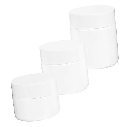 FRCOLOR Reisebehälter – 3 Kosmetikdosen – Lotionspender – Behälter – Wiederverwendbarer Make-up-organizer Aus Kunststoff – Weiß – 50 G + 100 G + 120 G FRCOLOR Reisebehälter – 3 Kosmetikdosen – Lotionspender – Behälter – Wiederverwendbarer Make-up-organizer Aus Kunststoff – Weiß – 50 G + 100 G + 120 G von FRCOLOR