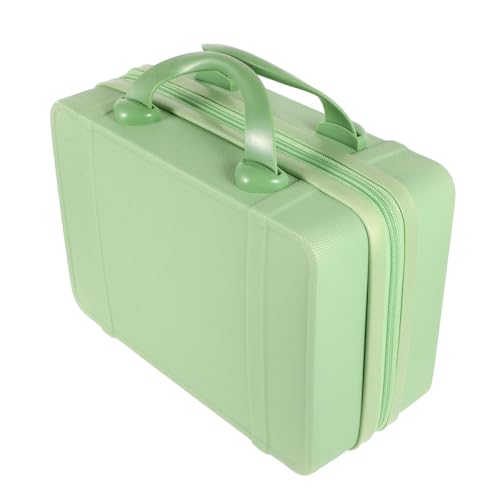 FRCOLOR Reisekasten -Make -up -Tasche reisebeutel Reisetasche Reisegepäck Koffer für Kurztrips Tragbarer Koffer Fall Reisen Mini-Koffer-Geldbörse Mini-Koffertasche für Damen Abs Green von FRCOLOR