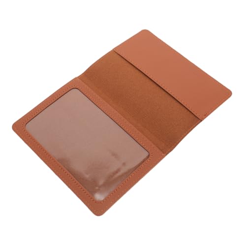 FRCOLOR Reisepass versteckt Schutz Schlanker Kartenhalter Reisen Slot karteikarten Herren Portemonnaie passinhaber Frauen Passportemonnaie für Frauen Passhülle Leder Brown von FRCOLOR
