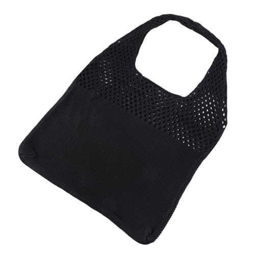 FRCOLOR Retro Gehäkelte Schultertasche Damen Große Kapazität Atmungsaktives Lochmuster Vielseitige Umhängetasche Komfortables Material für Alltag und Freizeit von FRCOLOR