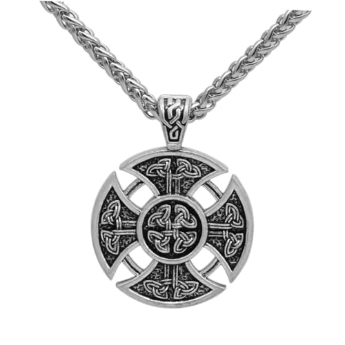 FRCOLOR Vintage Metall Herren Halskette Mit Anhänger Retro Pullover Kette Geschenkidee Für Männer Hochwertige Metalllegierung Langlebig Und Stylisch von FRCOLOR