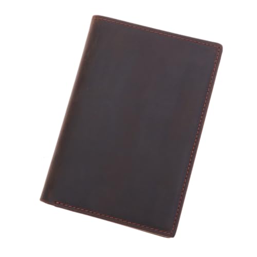 FRCOLOR Retro RFID Herren Geldbörse Multifunktionaler Geldclip Passport Kartenhalter Kaffee Diebstahlsicher für Reisen und Alltag von FRCOLOR