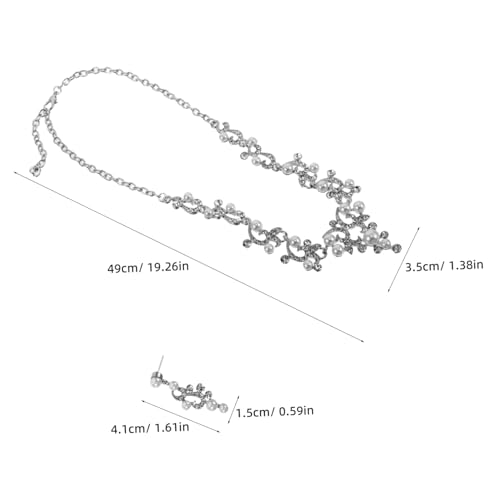 FRCOLOR Brautschmuckset Für Damen Mit Perlenketten Und Strass-chokerhalskette Formelle Hochzeitsschmuck Für Brautkleider Und Ballkleider Leicht Und Angenehm Zu Tragen FRCOLOR Brautschmuckset Für Damen Mit Perlenketten Und Strass-chokerhalskette Formelle Hochzeitsschmuck Für Brautkleider Und Ballkleider Leicht Und Angenehm Zu Tragen von FRCOLOR