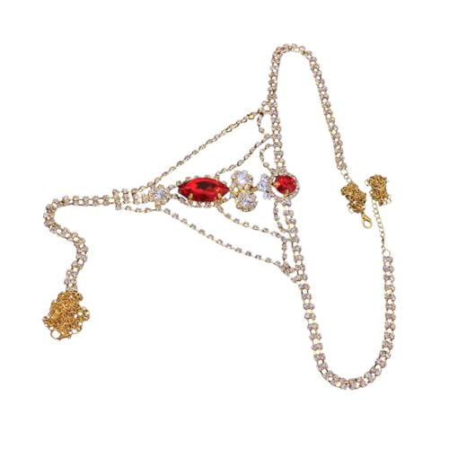 FRCOLOR Strass-körperkette Für Damen Körperschmuck Mit Strasssteinen Tanga-design Geeignet Für Nachtclub Tanzparty Und Kostümpartys Hochwertige Verarbeitung Stilvoller Look Zu Röcken Short von FRCOLOR