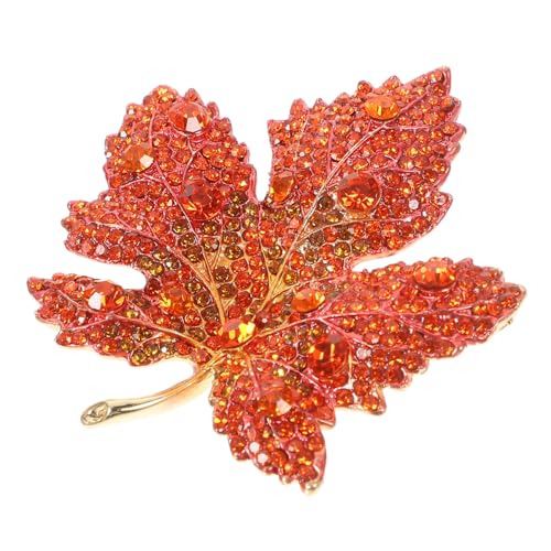 FRCOLOR Rhinestone Metallbrosche mit Gefasstem Ahornblatt Anstecknadel für Damenkleidung Vielseitig für Schal Hut und Mantel Eleganter Schmuck für Alltag und Festtage FRCOLOR Rhinestone Metallbrosche mit Gefasstem Ahornblatt Anstecknadel für Damenkleidung Vielseitig für Schal Hut und Mantel Eleganter Schmuck für Alltag und Festtage von FRCOLOR