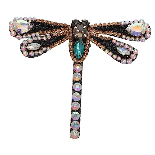 FRCOLOR Rhinestone Patch Aufbügelbar DIY Applikation Strass Patches für Kleidung Schuhe Hüte Handgefertigt Glitzer Applikation von FRCOLOR