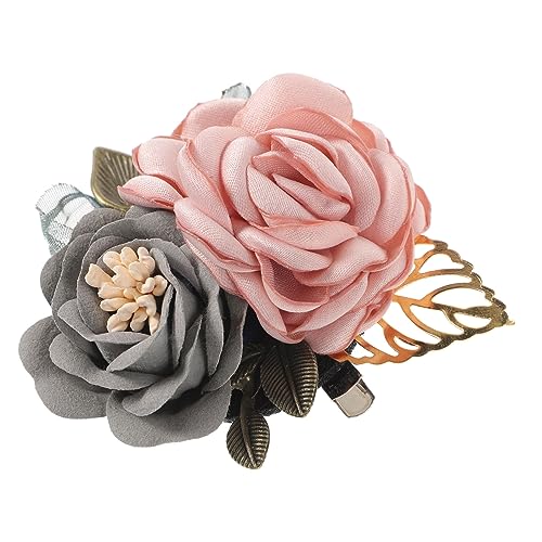 FRCOLOR Rosenblüten Brosche aus Stoff für Damen Anstecknadel Schmuckbrosche Vielseitiges Accessoire für Hochzeit Party Kleid und Schal FRCOLOR Rosenblüten Brosche aus Stoff für Damen Anstecknadel Schmuckbrosche Vielseitiges Accessoire für Hochzeit Party Kleid und Schal von FRCOLOR