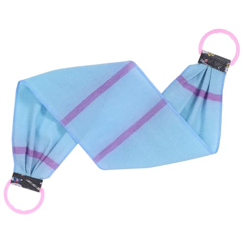 FRCOLOR Rückenschrubber für Doppelseitiges Peeling Badetuch mit Leichtes Waschlappen für Nacken und Schultern für Camping und Reisen von FRCOLOR