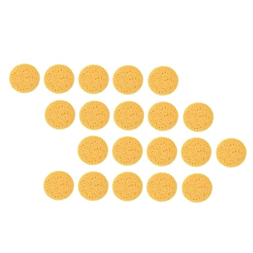 FRCOLOR Gesichts-make-up-pads 70 Mm Durchmesser 8 Mm Sanfter Zellstoffschwamm Für Die Kosmetik Von Mädchen Und Frauen von FRCOLOR