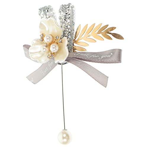 FRCOLOR Rustikale Hochzeit Brosche Für Brautjungfern Dekorative Blumenbrosche Für Hochzeitsfeiern Prom Hochzeitsaccessoires Für Brautjungfern von FRCOLOR