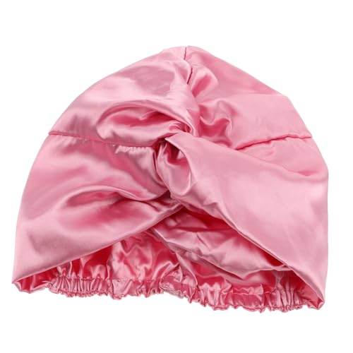 FRCOLOR Schlafkappe Aus Satin Badehaube Für Erwachsene Elastische Haarhaube Zum Schlafen Satinhaube Mit Doppelter Atmungsaktive Schlafmütze Für Damen Und Herren von FRCOLOR