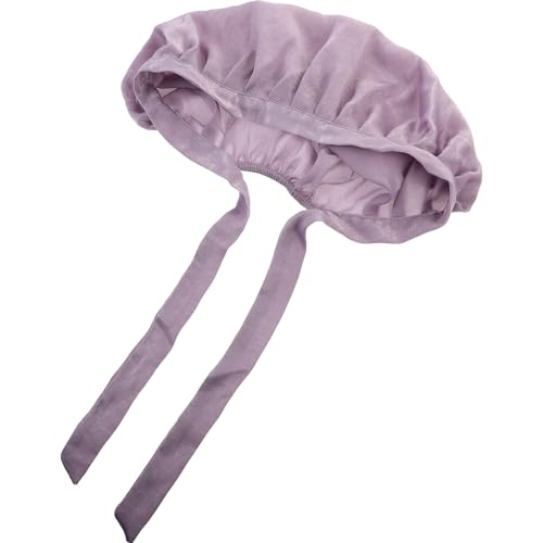 FRCOLOR Damen Schlafhaube Elastischem Mit Bogen Haarschonende Schlafmütze Für Schützt Kopf Und Kissen Und Langlebig von FRCOLOR