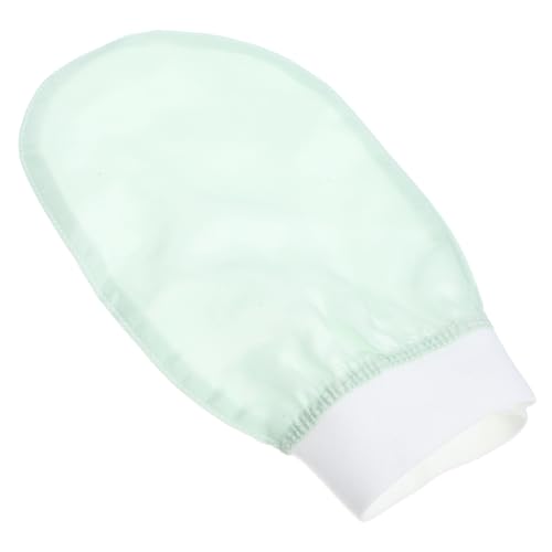 FRCOLOR Schlammbad Handtuch Körper Schäumende Handwäsche Feuchttücher Peelinghandschuhe Waschhandschuhe Zum Duschen Spülbar Peeling Mitt Reinigungsmittel Gel Light Green Die Seide von FRCOLOR