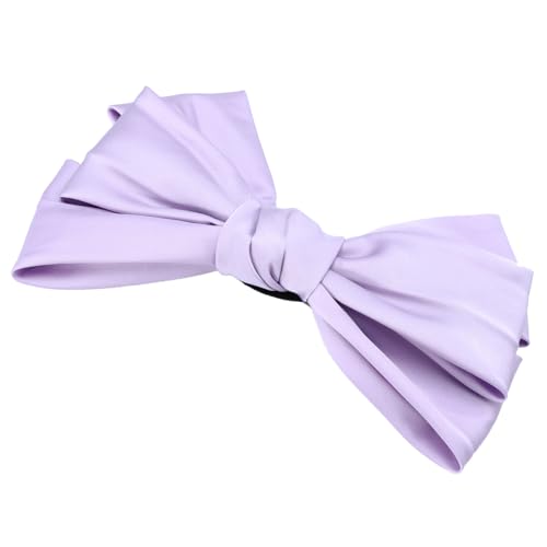 FRCOLOR Schleife Haarnadel Braut Kopfbedeckungen Für Die Hochzeit Haarspange Brautkopfschmuck Für Die Hochzeit Rückenhaar Bowknot Violett Füllstoff Temperament Baby Stoff (baumwolle) von FRCOLOR