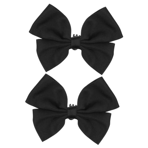 FRCOLOR Schleifen Schuhclips Dekorative Abnehmbare Schuhschnallen Elegant DIY Hochzeit Party Zubehör Schwarz von FRCOLOR