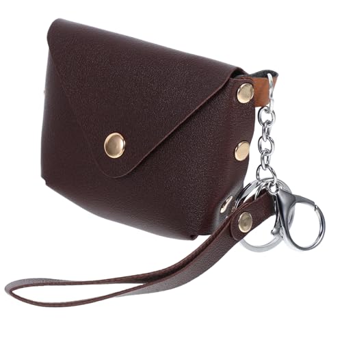 FRCOLOR Mini Schlüsselanhänger Pu- Mit Karabiner Für Tragbare Münzgeldbörse Süßes Accessoire Für Handtaschen Schlüsselhalter Und Geldbeutel Charm von FRCOLOR