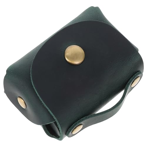 FRCOLOR Schlüsselaufbewahrungstasche Aus Echtem Material Tragbare Münztasche Autoschlüssel-Aufbewahrungstasche Schützt Schlüssel Münzen Und Datenlinien Vor Verlust Und Kratzern von FRCOLOR