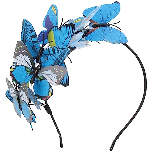 FRCOLOR Braut Stirnband -party-stirnband Schmetterlingsaccessoires Für Damen Vintage Fascinator-hüte Stirnband Aus Den 1920er Jahren 1920er Stirnband Plastik Frau Hut Charmant von FRCOLOR