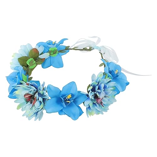 FRCOLOR Schmetterlingsblumen-stirnband Haarblumenkronen Blumen-tiara-hochzeit Stirnband Aus Künstlichen Blumen Tiara-hochzeit Künstliche Stoff Frühling Und Sommer Mädchen von FRCOLOR