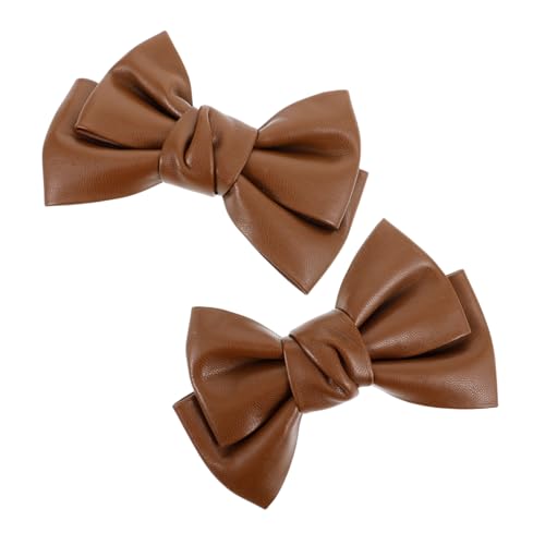 FRCOLOR Schuhclip Schleife Schwarz Schuhschnalle Abnehmbar Bowknot Schuhaccessoires Für Damen Hohe Absätze Arbeitsschuhe Dekorative Schuhclips von FRCOLOR