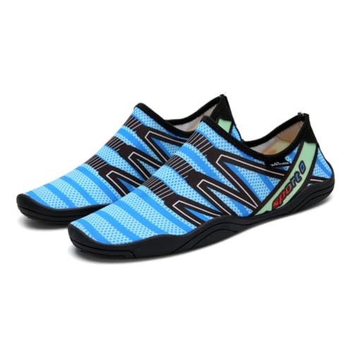 FRCOLOR Schwimmschuhe rutschfest Atmungsaktiv Strandschuhe Outdoor Badeschuhe Wasserschuhe für Damen Herren Blau Flexibel Langlebig FRCOLOR Schwimmschuhe rutschfest Atmungsaktiv Strandschuhe Outdoor Badeschuhe Wasserschuhe für Damen Herren Blau Flexibel Langlebig von FRCOLOR
