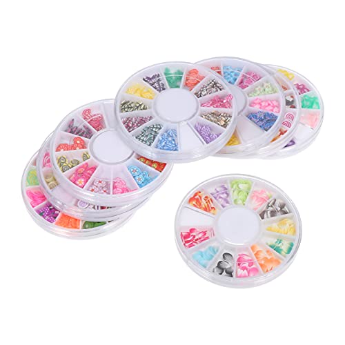 FRCOLOR Polymer Clay Aufnäher Obst Muster Diy Bastelpatches Nail Art Dekor Scheiben Clay Diy Patches Für Handwerk Und Dekoration von FRCOLOR