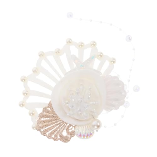 FRCOLOR Seestern Haarklammer Für Mädchen Dekorative Muschel-haarspange Leicht Und Sicher Für Strand Und Meerjungfrauen-themen Langlebig Und Perfektes Haaraccessoire Für Frauen von FRCOLOR