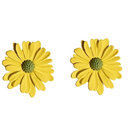 FRCOLOR Silber Ohrstecker Kleine Gelbe Blume Damen Ohrschmuck Filigrane Daisy Ohrringe für Alltag Party und Festliche Anlässe Eleganter Blüten Design Schmuck FRCOLOR Silber Ohrstecker Kleine Gelbe Blume Damen Ohrschmuck Filigrane Daisy Ohrringe für Alltag Party und Festliche Anlässe Eleganter Blüten Design Schmuck von FRCOLOR