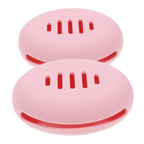 FRCOLOR Silikon Make up Schwammhalter Organizer 2 Stück Tragbarer Kosmetiktopf Aus Kunststoff Puder Und Rougetopf Transparentes Etui Für Make up Schwämme Rosa Für Unterwegs FRCOLOR Silikon Make up Schwammhalter Organizer 2 Stück Tragbarer Kosmetiktopf Aus Kunststoff Puder Und Rougetopf Transparentes Etui Für Make up Schwämme Rosa Für Unterwegs von FRCOLOR