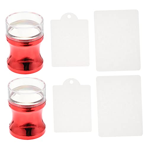 FRCOLOR Silikon-nagelstempel Mit Maniküre-stempel-schaber Praktische Silikon-maniküre-druckstempel Für Nail Art Leicht Und Vielseitig Einsetzbar von FRCOLOR