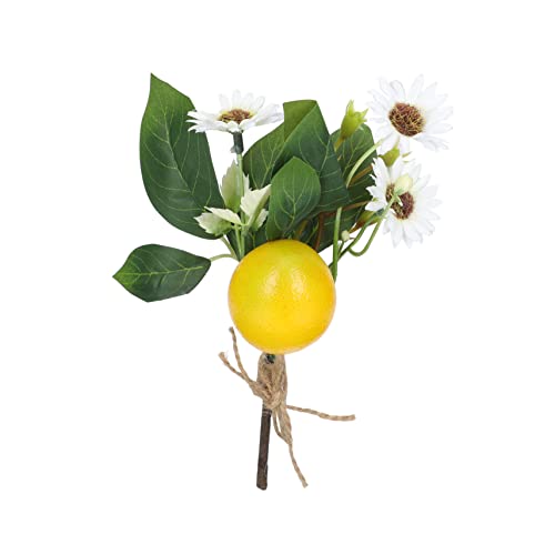 FRCOLOR Eleganter Zitronenzweig Künstliche Pflanze Für Zuhause Vase Pflegeleicht Ornament Zufällige Auswahl von FRCOLOR