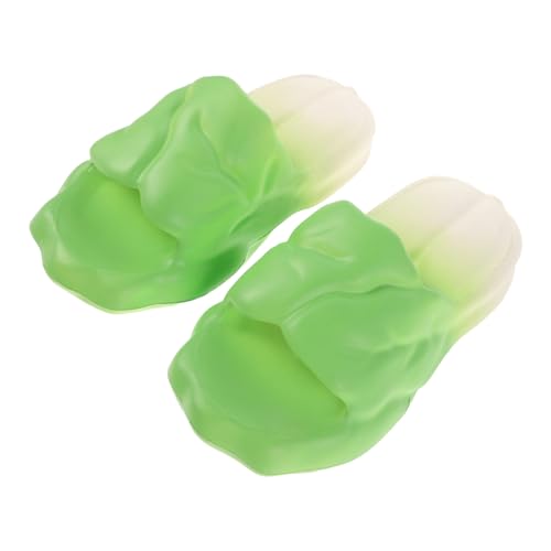 FRCOLOR Sommer EVA Hausschuhe für Rutschfest Atmungsaktiv Leichter Dicker Sohlenkomfort Gemüseform Geeignet für Damen und Herren für Bad Pool und Strandgebrauch von FRCOLOR