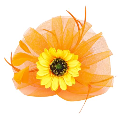 FRCOLOR Sonnenblumen-fascinator-stirnband Für Damen Elegantes Accessoire Für Teepartys Und Hochzeiten von FRCOLOR