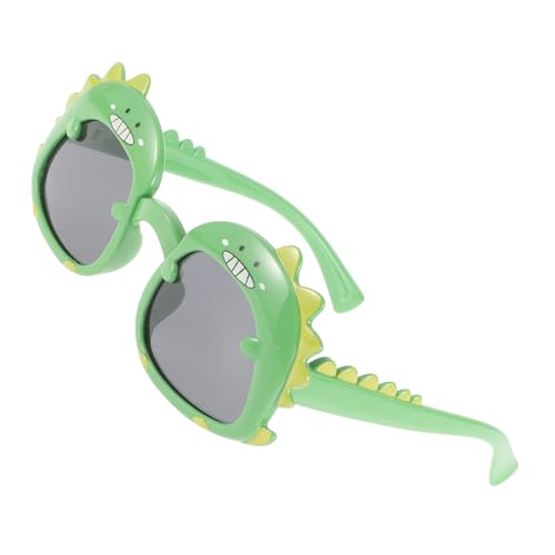 FRCOLOR Sonnenbrille Dinosaurier UV schutz Weiches Silikon Cartoon Brillenrahmen Lustige Party fotospaß Accessoire für Jungen Mädchen von FRCOLOR