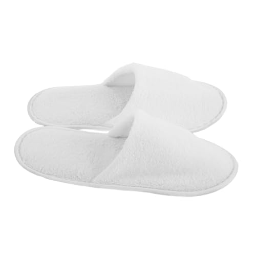 FRCOLOR Spa Hausschuhe aus Weichem Korallenvlies Rutschfest Einweg für Hotel Hochzeit Gäste und Zuhause mit Niedlichen Cartoon-motiven Vielseitig für Reise und Gastfreundschaft von FRCOLOR