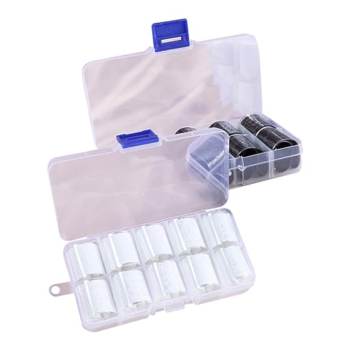 FRCOLOR 20rollen Nagelsticker Spitzen-nagelsticker Nailart-sticker Aufkleber Für Fingernägel Und Fußnägel Schwarz Und Weiß von FRCOLOR