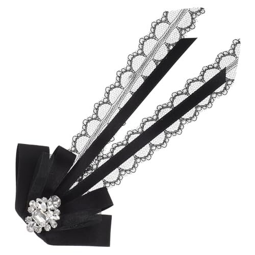 FRCOLOR Spitzenbroschen Anstecknadeln Corsagen Broschen Für Damen Große Schleife Modische Anstecknadel Krawattenbrosche Für Kleider Schleifenbrosche Kleidungsbrosche Kragennadel von FRCOLOR