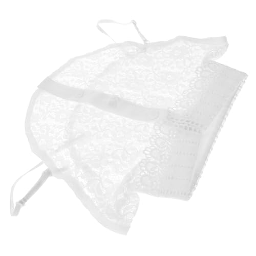 FRCOLOR Spitzenkragen Abnehmbarer Gefälschter Kragen Kleidung Kragen Falscher Kragen Des Hemdes Mehrzweck Falscher Kragen Kleidungsdekor-accessoire Frauen Kunstkragen Weiß Polyester von FRCOLOR