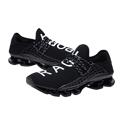 FRCOLOR Sportschuhe Schuhe für Männer Mann Laufschuhe Schuhe Männer Lauflernschuhe atmungsaktive Turnschuhe Schwarz von FRCOLOR