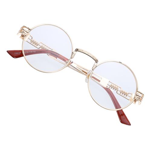 FRCOLOR Steampunk -Sonnenbrille frauen brillen Rundbrille Modebrillen Damen Augenrahmen leichte Rahmenbrille Brille mit rundem Gestell Brillengestelle für Damen Party-Retro-Brille AC FRCOLOR Steampunk -Sonnenbrille frauen brillen Rundbrille Modebrillen Damen Augenrahmen leichte Rahmenbrille Brille mit rundem Gestell Brillengestelle für Damen Party-Retro-Brille AC von FRCOLOR