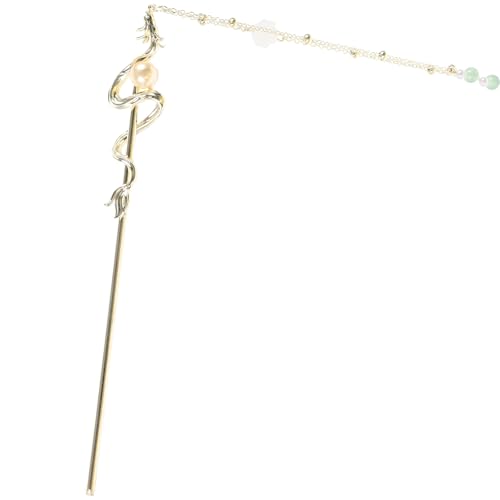 FRCOLOR Sternzeichen-drachen-haarnadel Haarnadeln Hanfu-haarstab Chignon-haarnadel Haarstäbchen Für Langes Haar Frauen Haarnadel Haarknotenhalter Essstäbchen Jahrgang Fräulein Metall von FRCOLOR