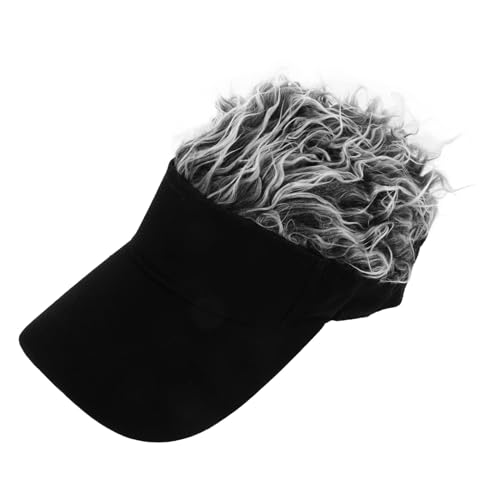 FRCOLOR Stilvolle Graue Baseballkappe Verstellbar Perücken- Sonnenschutz Hut für Outdoor Angeln Klettern für Erwachsene FRCOLOR Stilvolle Graue Baseballkappe Verstellbar Perücken- Sonnenschutz Hut für Outdoor Angeln Klettern für Erwachsene von FRCOLOR