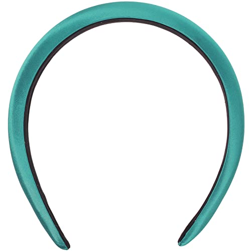 FRCOLOR Stirnband Gepolsterte Stirnbänder Für Damen Gepolstertes Haarband Aus Satin Kopfbedeckung Keine Zähne Stirnbänder Satingepolsterte Stirnbänder Fräulein Schleife Stoff Flauschige von FRCOLOR