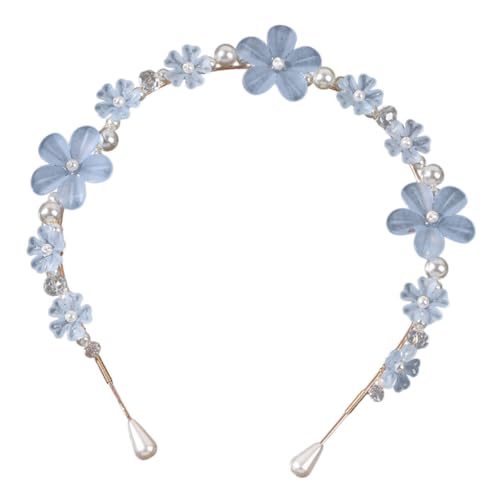 FRCOLOR Stirnband Florale Stirnbänder Kopfbedeckungen Für Mädchen Hochzeitshaar- Accessoires. Kopfschmuck Prinzessin Geburtstagskopfband. Zartes Kind Perle Kleidung Haarnadel von FRCOLOR